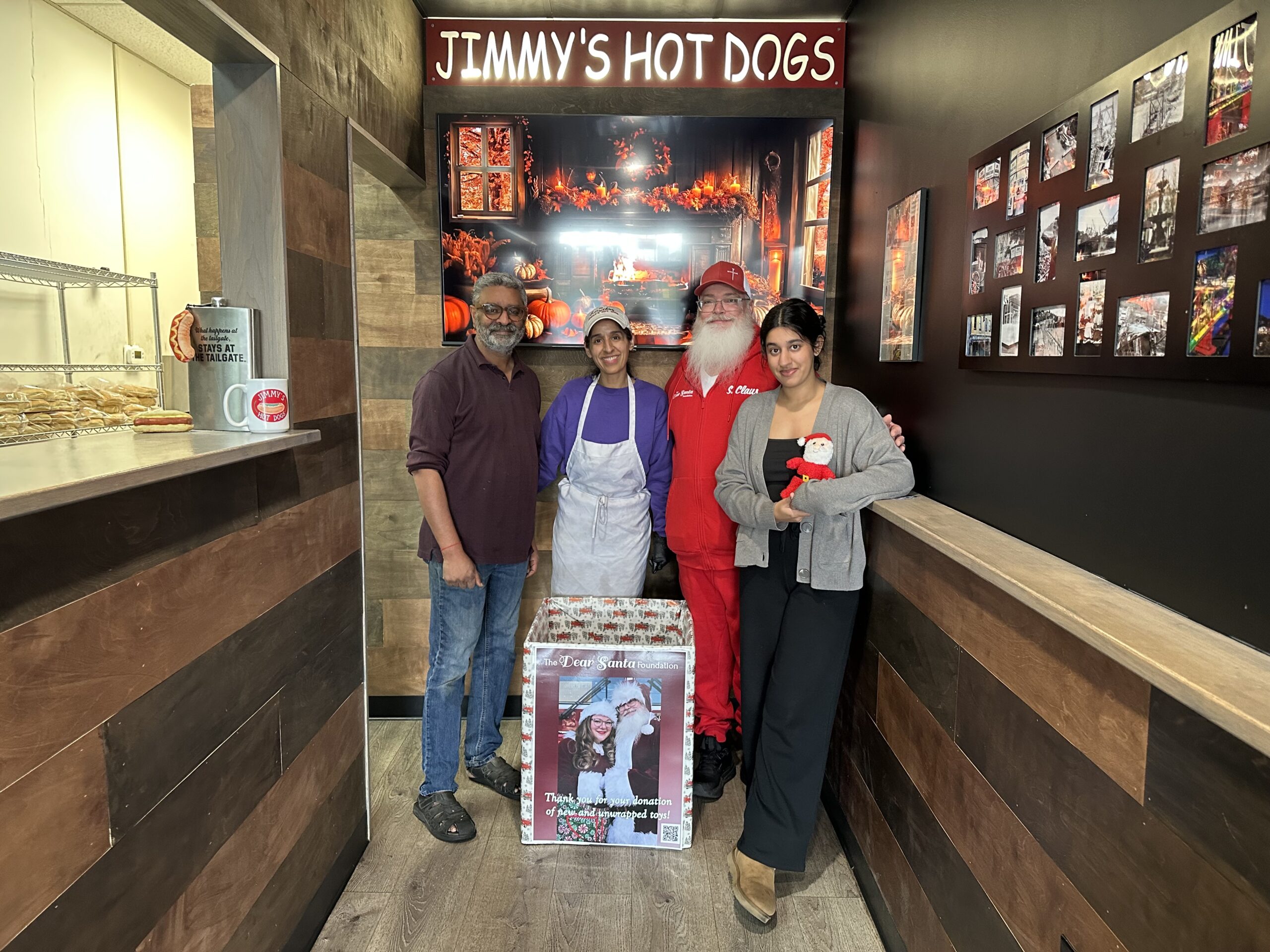 Thank you, Jimmy's Hot Dogs, for joining our annual Christmas Toy Drive!