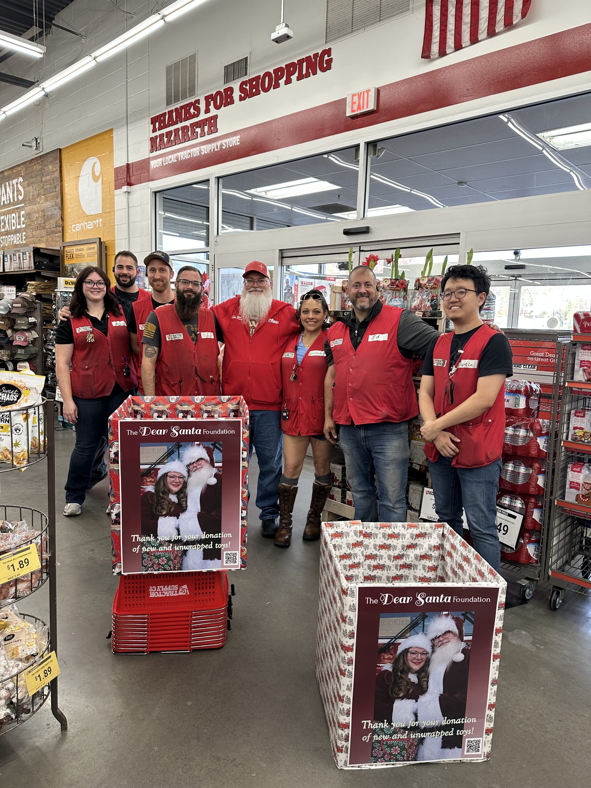 Thank you, Tractor Supply Nazareth, for joining our annual Christmas Toy Drive!